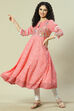 Coral Viscose Straight Kurta image number 0